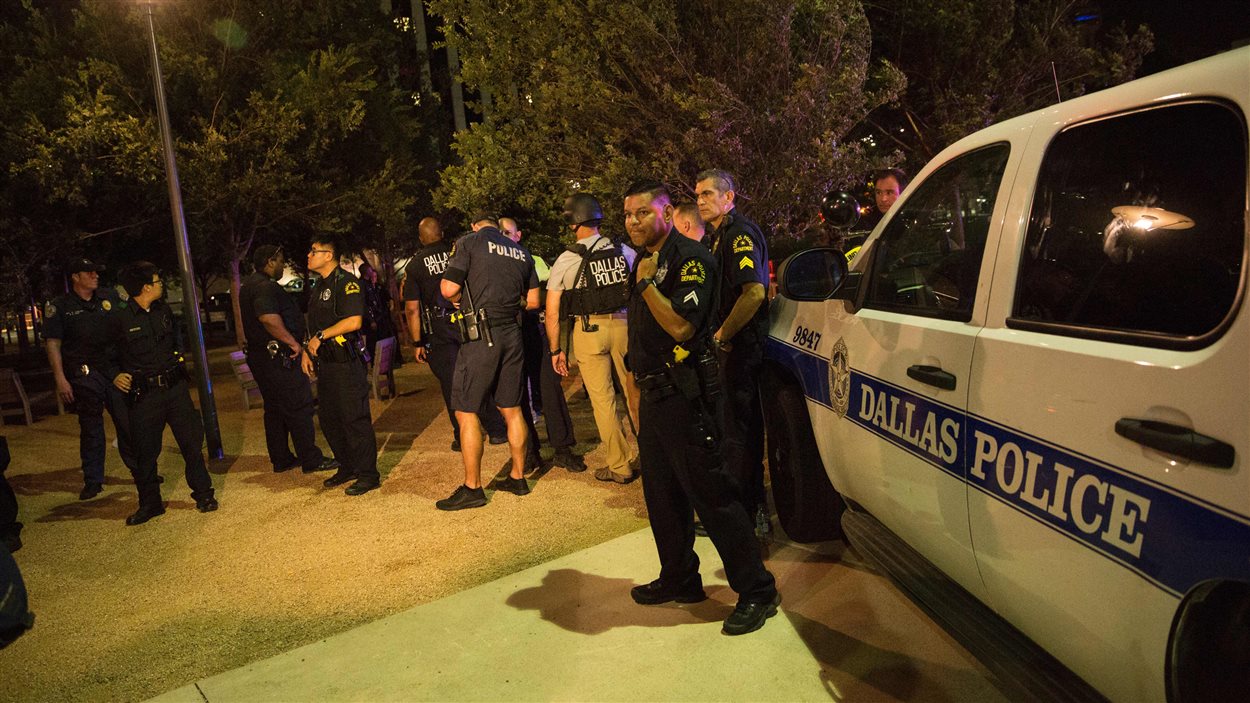 La fusillade a éclaté en marge d'un rassemblement à Dallas, au Texas.