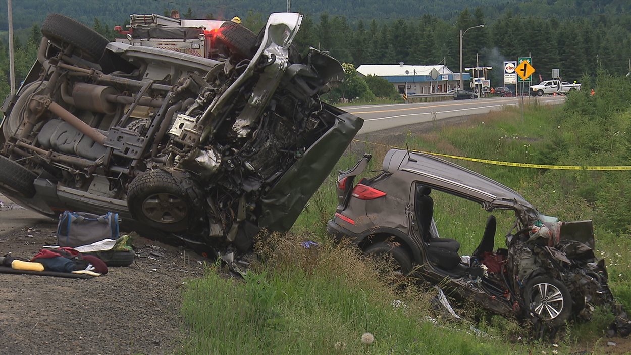Une famille décimée dans un accident à SaintTitedesCaps RadioCanada Une famille décimée dans un accident à SaintTitedesCaps RadioCanada