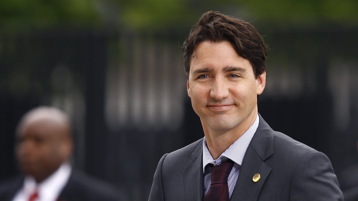 Le premier ministre canadien Justin Trudeau à Varsovie pour le deuxième jour du sommet de l'OTAN.