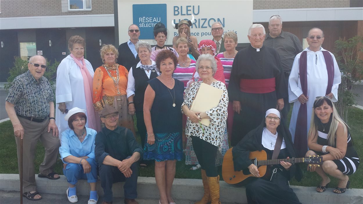 La troupe de théâtre du Bleu horizon