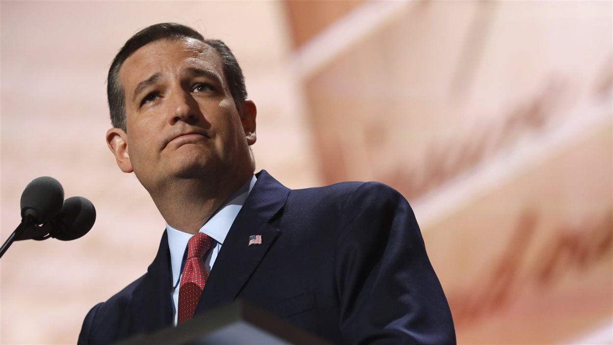 Le sénateur du Texas, Ted Cruz, a refusé de donner son appui officiel à Donald Trump, lors de la convention républicaine à Cleveland.
