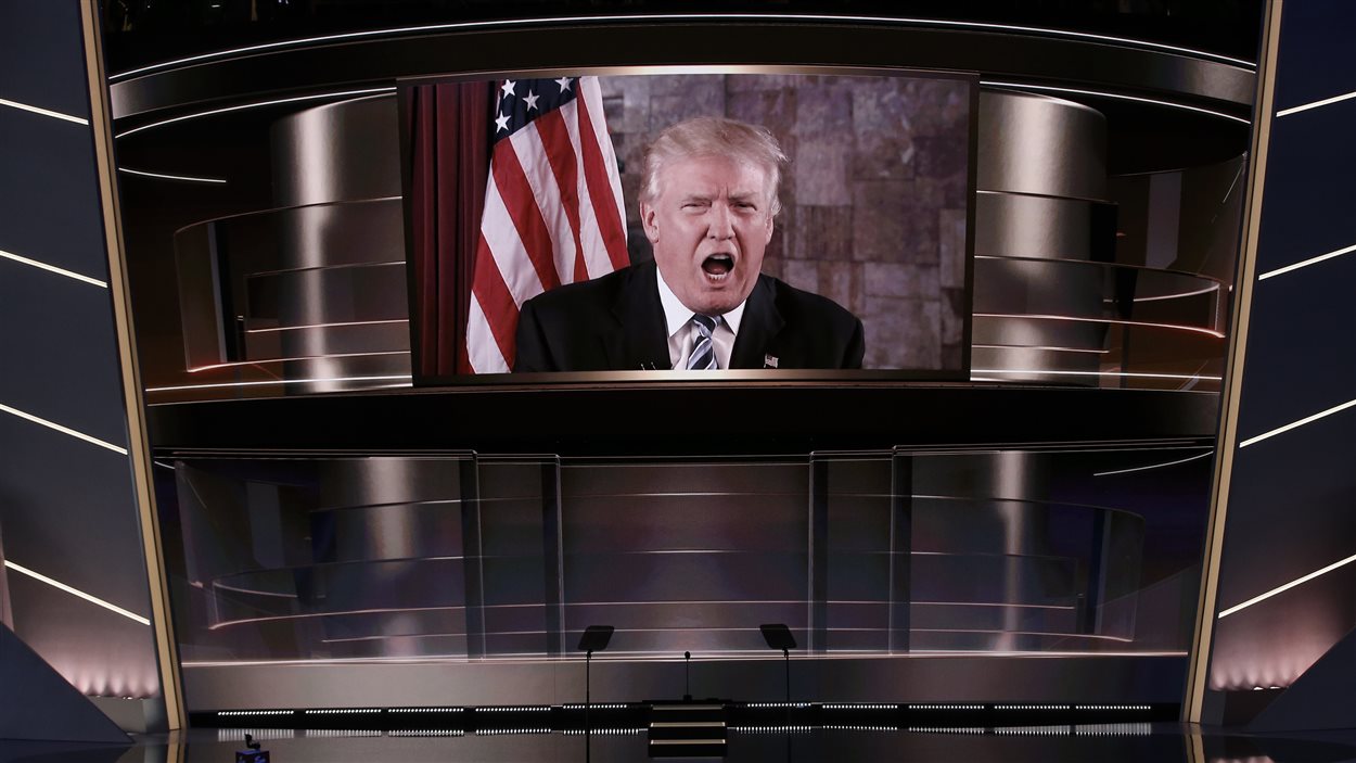 Donald Trump s'est adressé aux militants républicains mardi soir par voie de vidéoconférence.