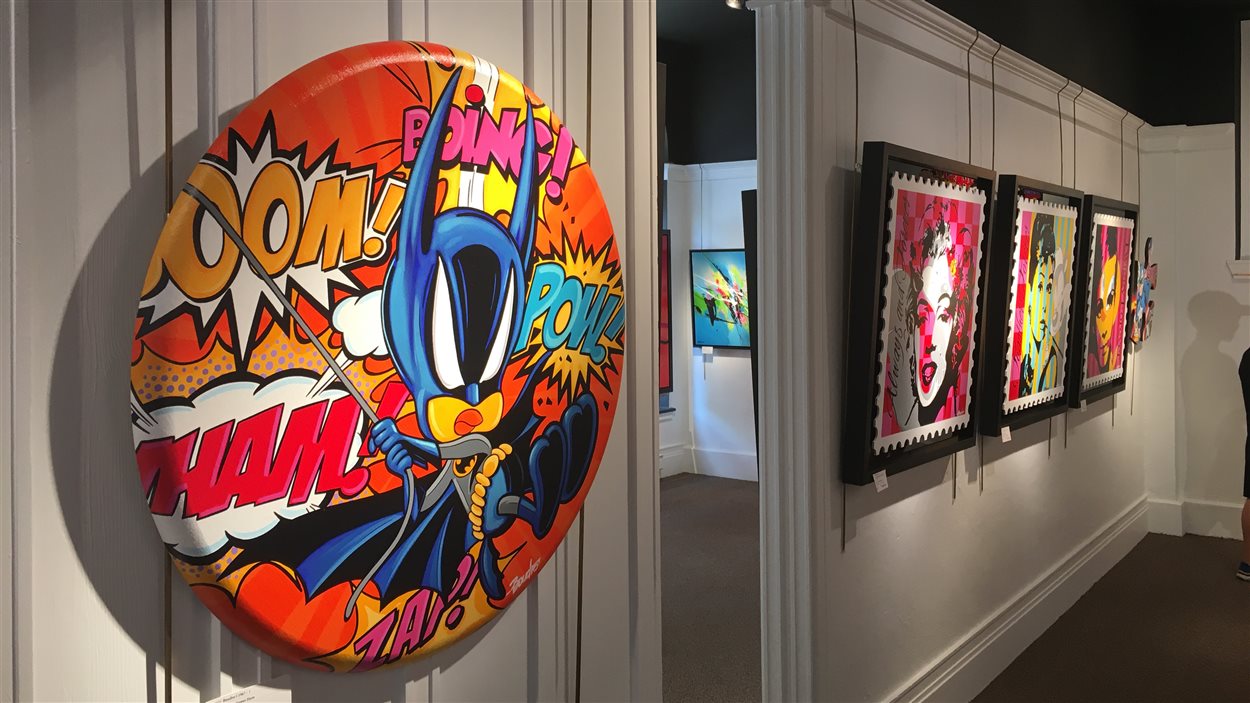 Les oeuvres de Guy Boudro sont exposées à la Galerie d'art Perreault.