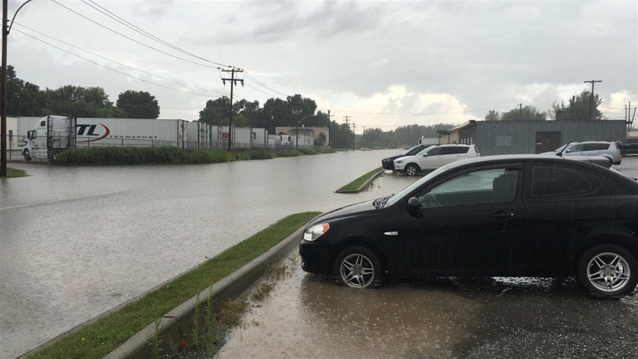 Inondations à SainteMarie en Beauce RadioCanada