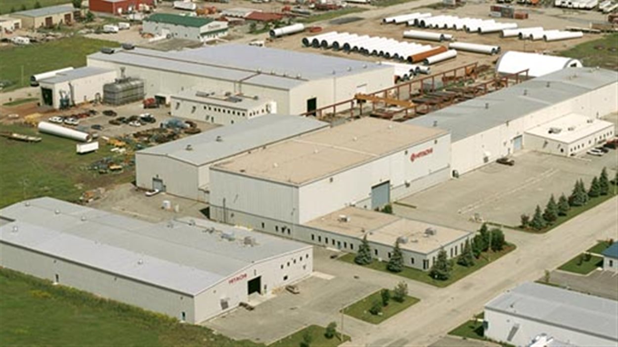 L'usine de turbines Hitachi, à Saskatoon.