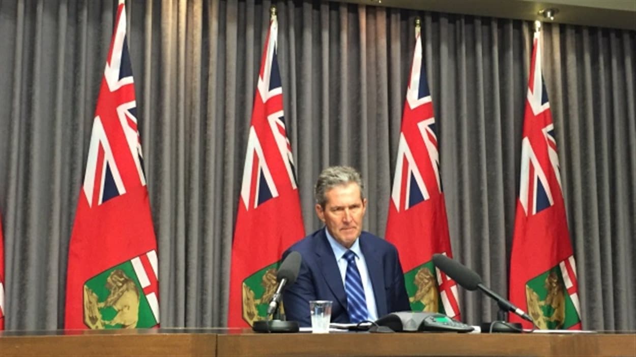 Le premier ministre du Manitoba, Brian Pallister.