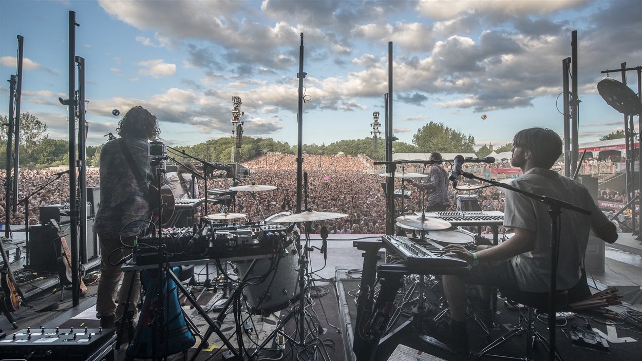 Half Moon Run sur la scène d'Osheaga