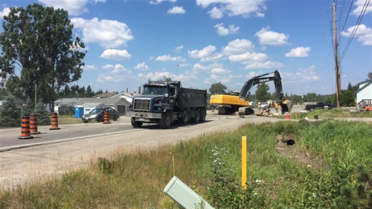 La firme Interpaving travaille comme sous-traitant sur des contrats de la ville du Grand Sudbury.