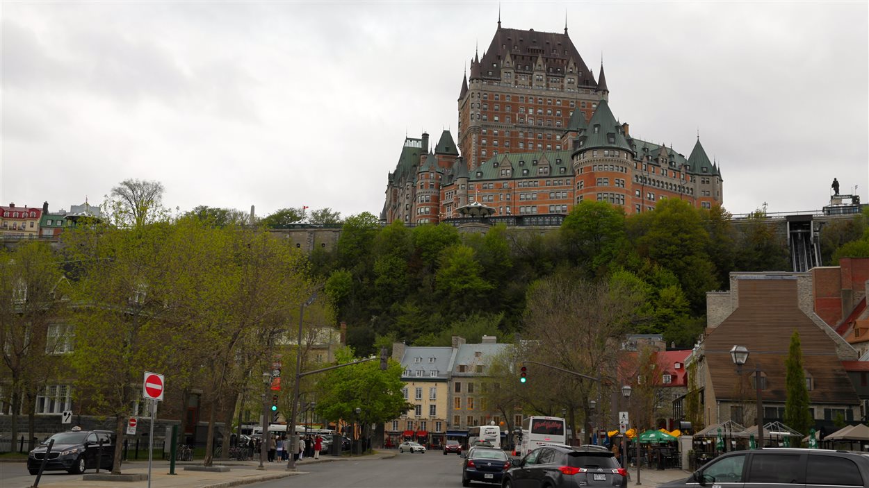 Le château Frontenac à Québec.