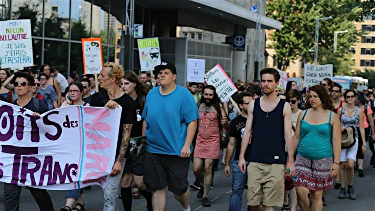 Rassemblement à Montréal Pour Les Droits Des Immigrants Trans Radio