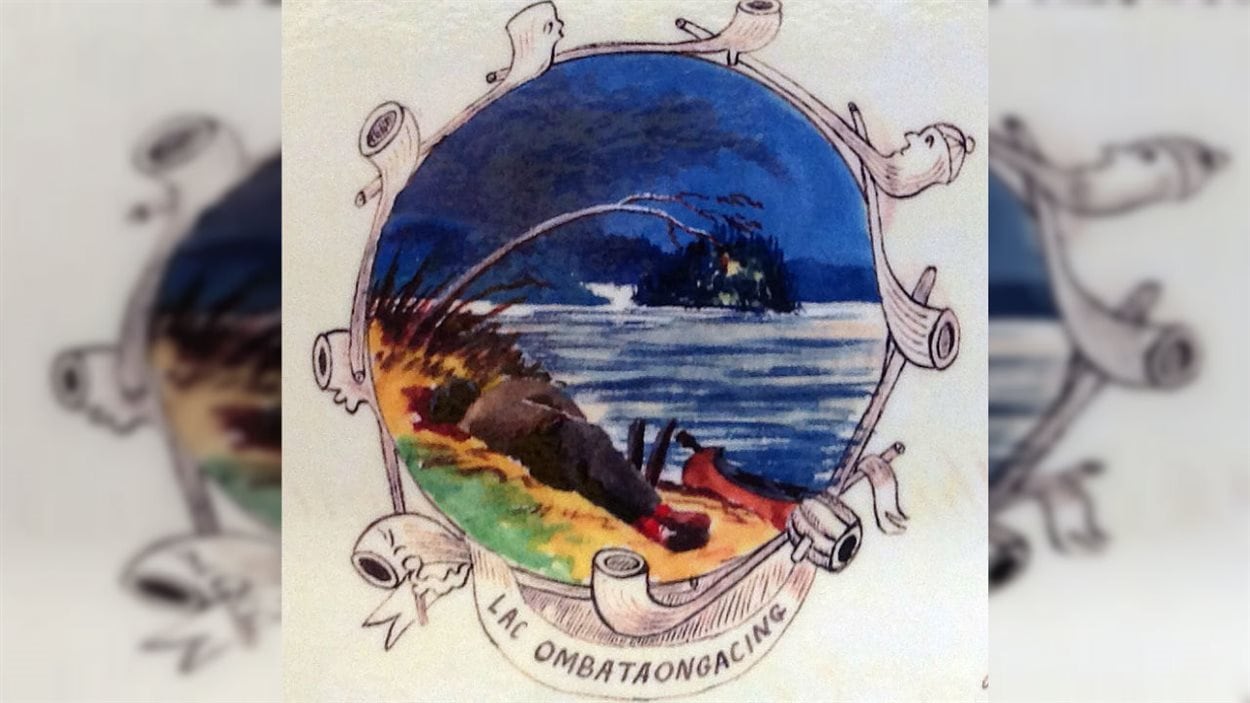 Une aquarelle du Père Paradis