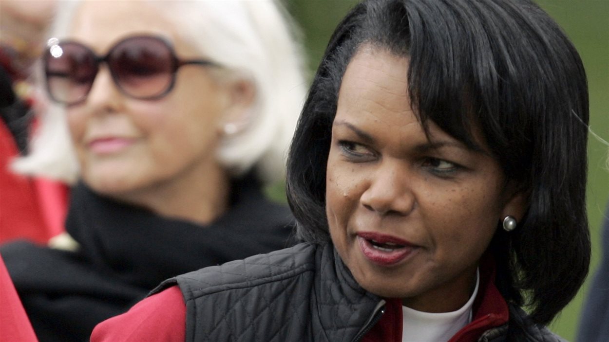 L'ancienne secrétaire d'État, Condoleeza Rice