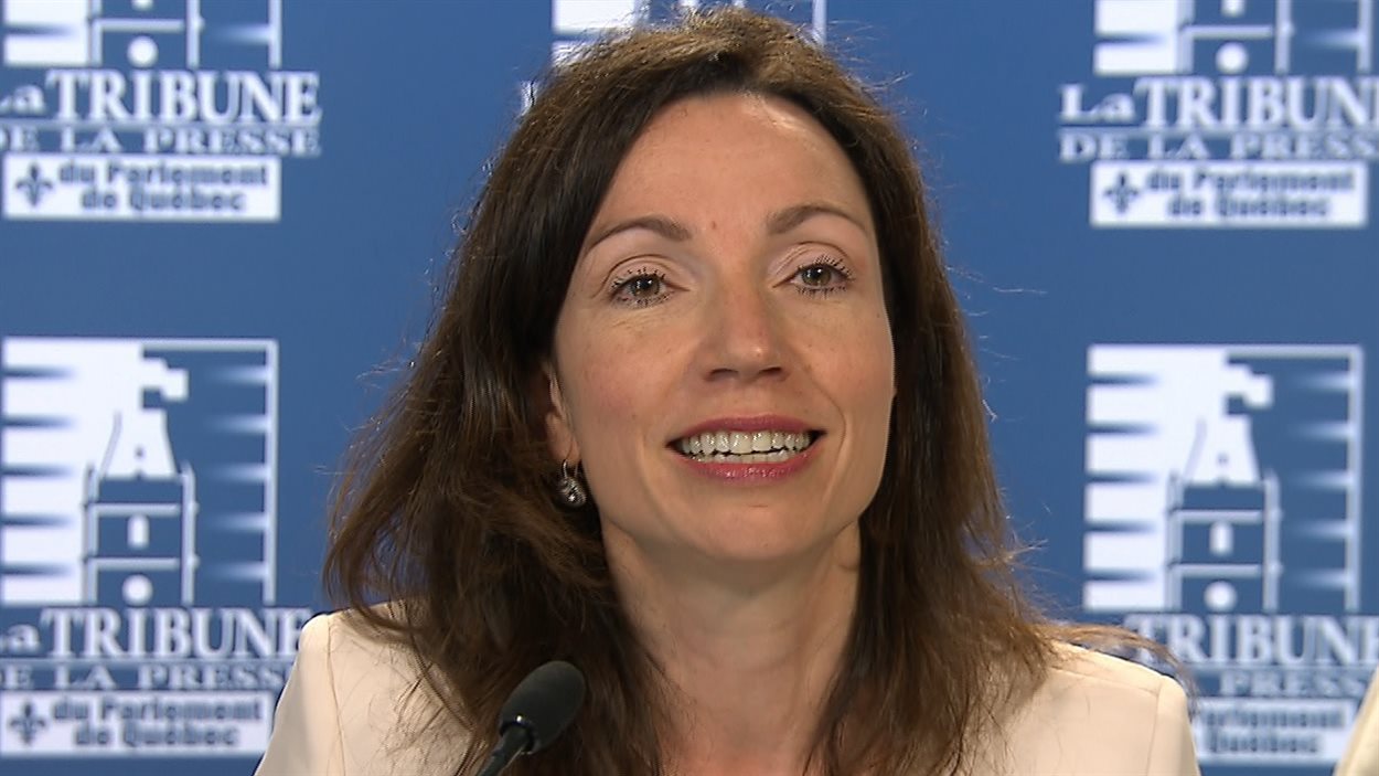 La députée de Vachon et candidate à la direction du Parti québécois Martine Ouellet.