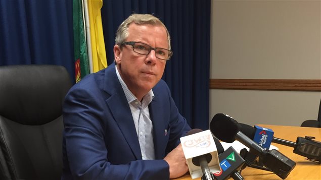Le premier ministre de la Saskatchewan Brad Wall