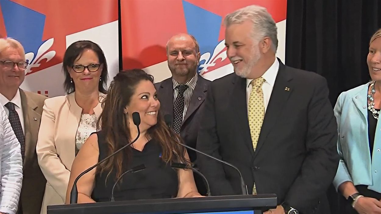 Maryse Patenaude, candidate libérale dans la circonscription de Marie-Victorin, à Longueuil