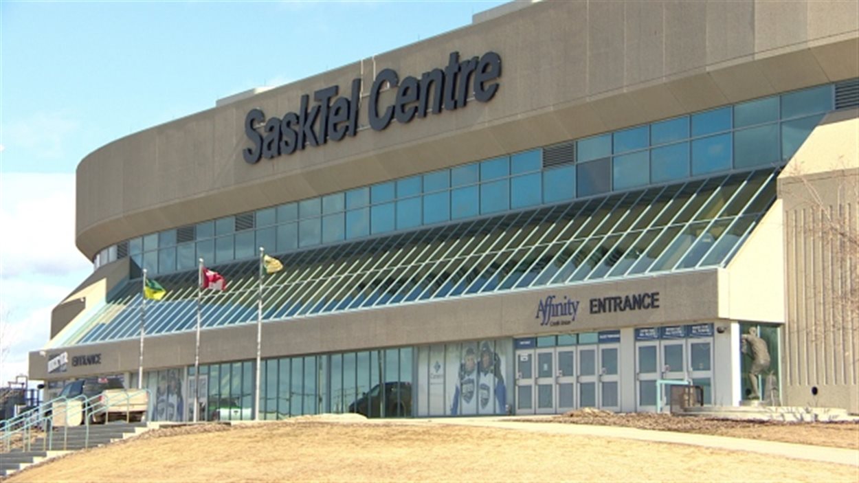 Le centre SaskTel de Saskatoon.