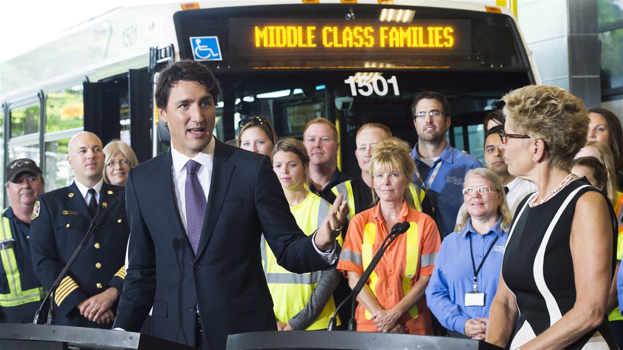 Le premier ministre Justin Trudeau annonce un investissement de 1,49 G$ pour les transports en commun en Ontario
