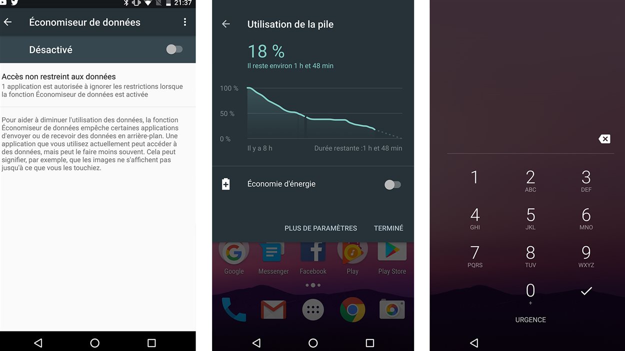 Le système d'exploitation Android 7.0 Nougat