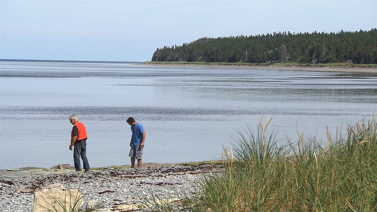 Des résidents de l'île d'Anticosti