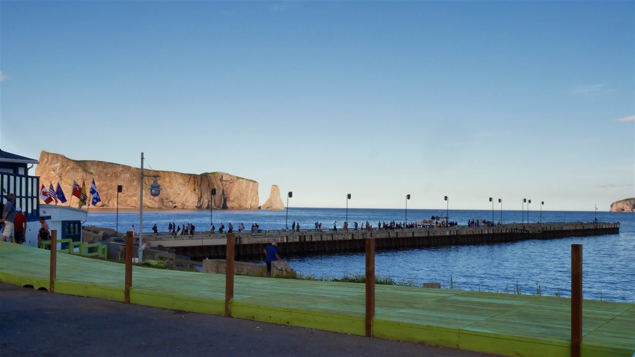 Fin de journée à Percé au mois d'août