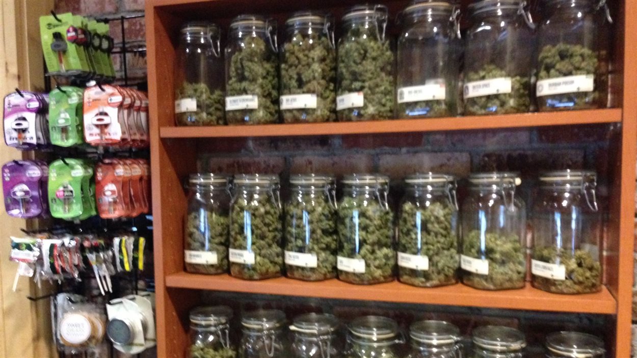 La vente de cannabis dans une boutique de Denver, au Colorado.