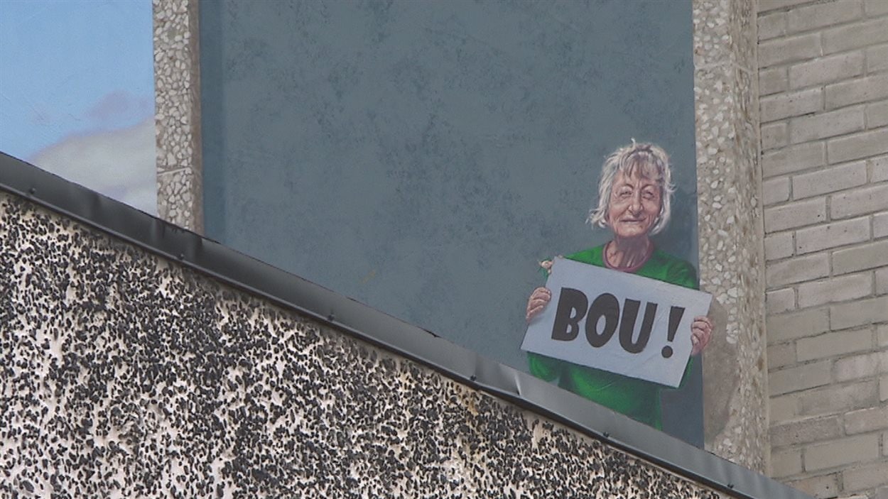 Une murale qui suscite des réactions à Sherbrooke RadioCanada