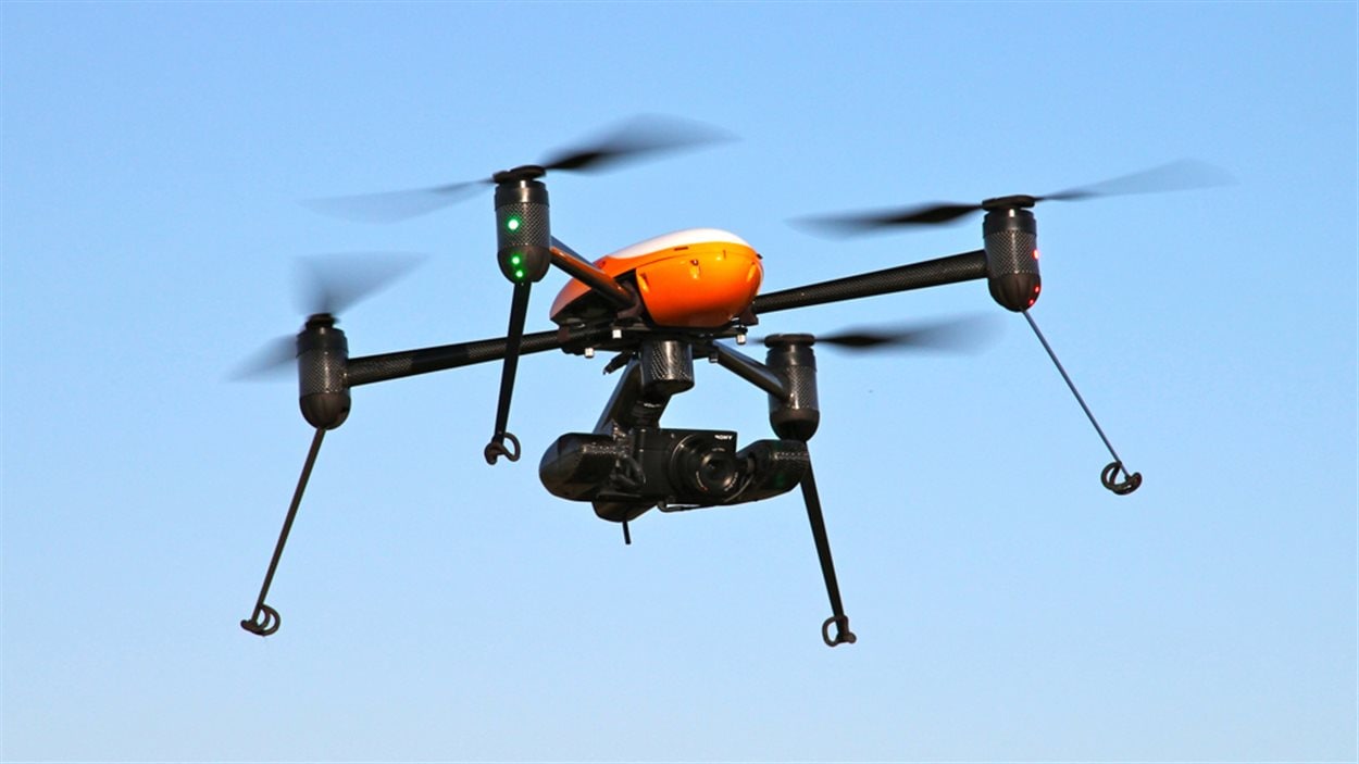 La GRC possède 37 drones de marque Draganfly.