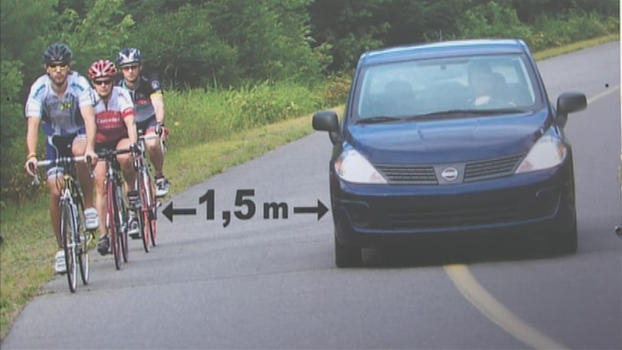 Dépassement des cyclistes : une loi difficile à appliquer, disent ...