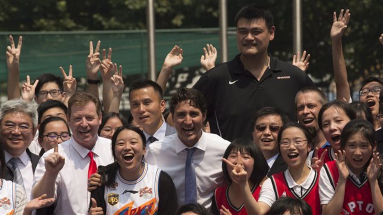 Trudeau meets entertainment and sports giants in Shanghai