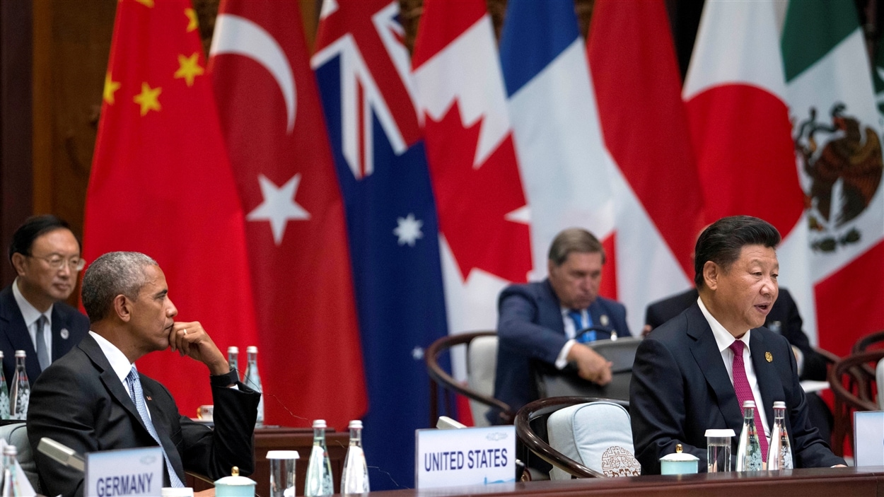 Le président chinois tente de montrer que la Chine pourrait mieux gérer l'économique que ne le fait l'Occident.