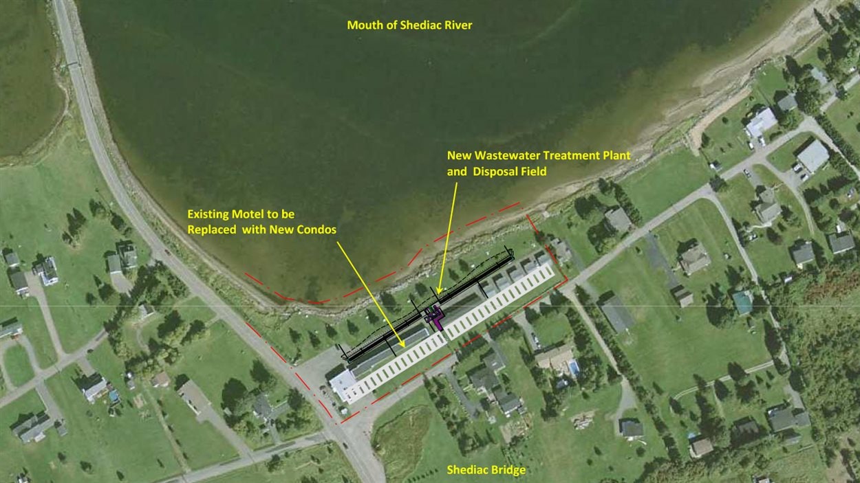 Un promoteur veut construire 33 condos en bord de mer à Shediac Bridge