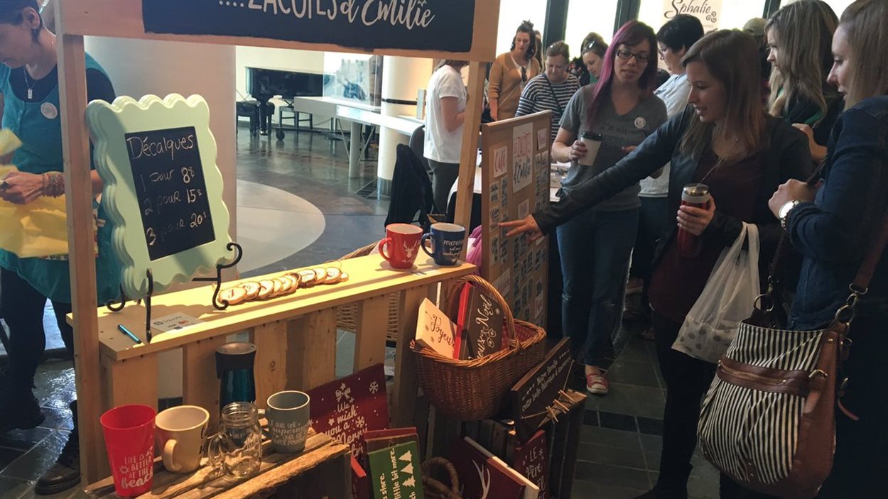 Une cinquantaine d'artisans qui ont une boutique en ligne sont réunis tout le week-end.