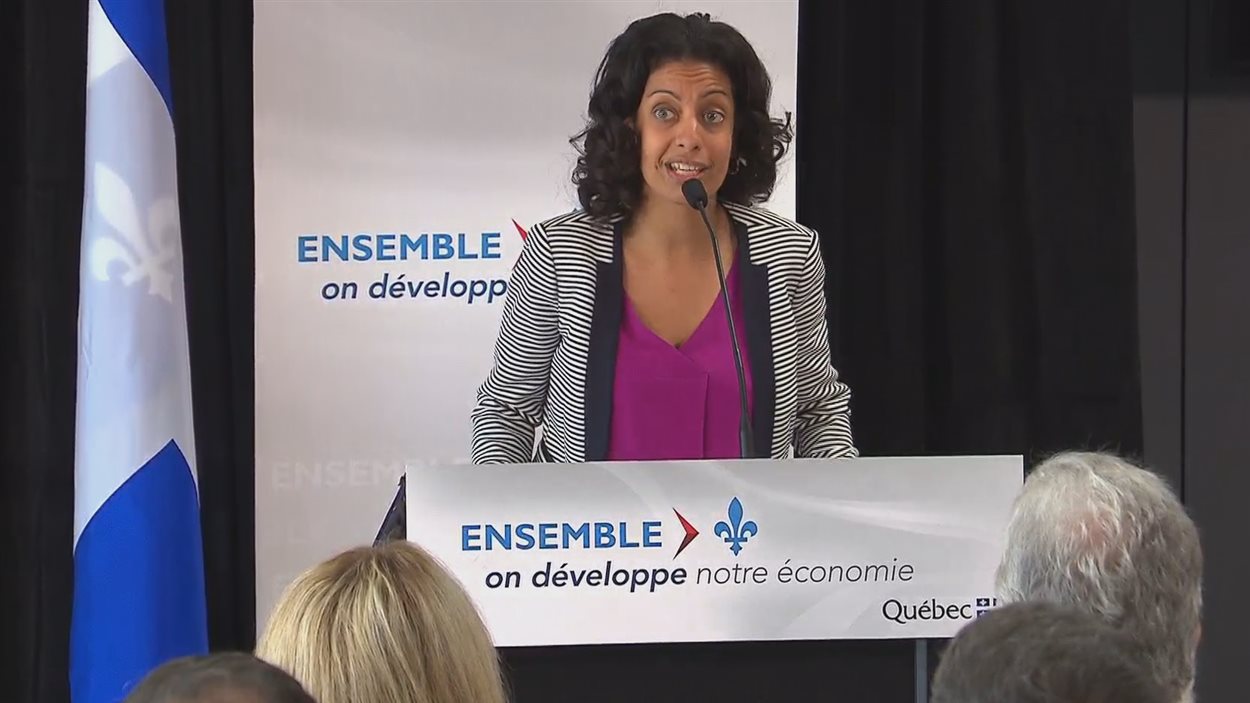 La ministre de l'Économie du Québec, Dominique Anglade