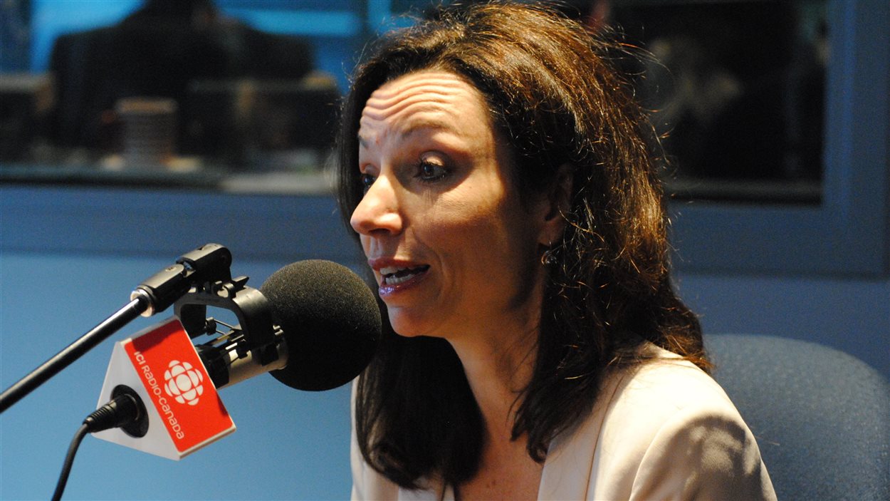 Martine Ouellet, candidate à la course à la direction du Parti québécois