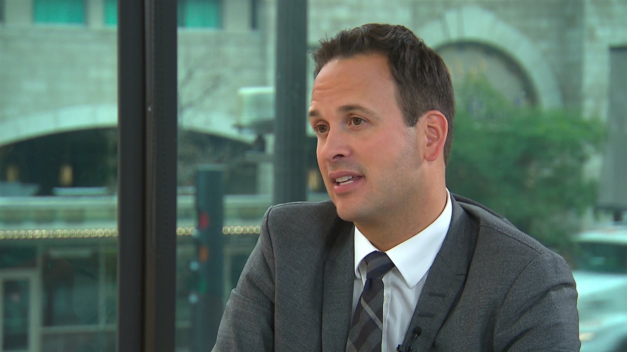 Le candidat à la direction du Parti québécois Alexandre Cloutier