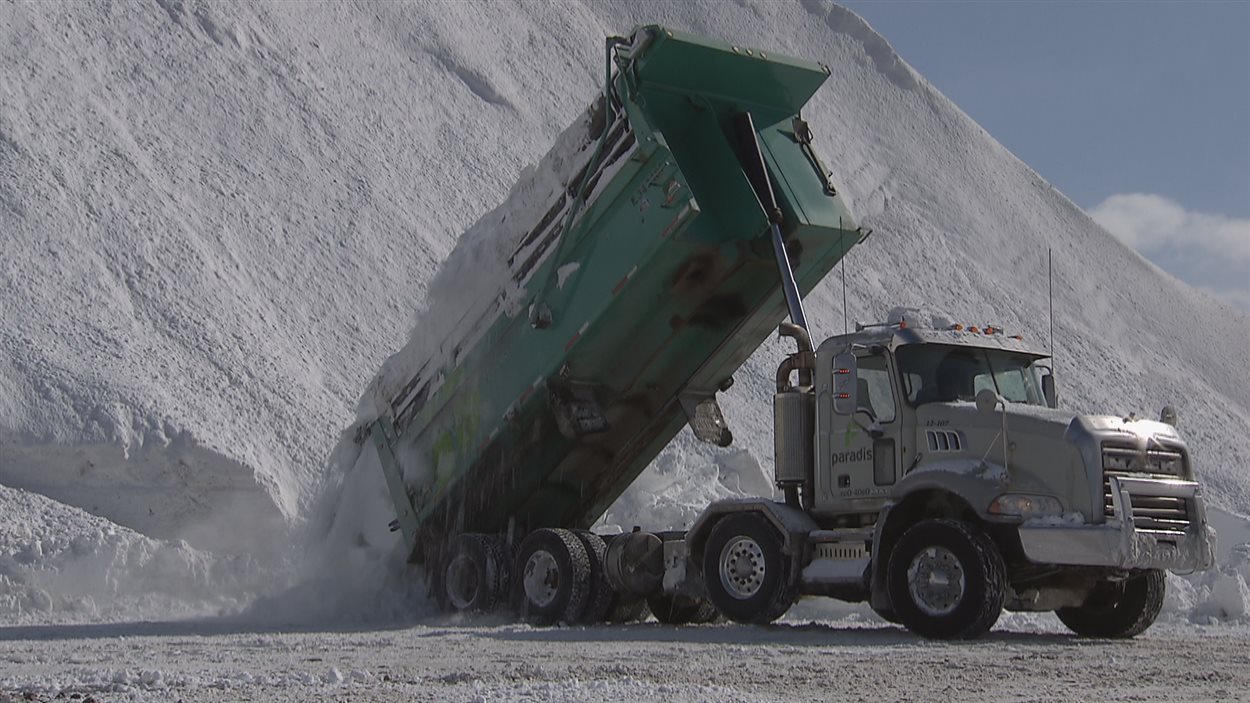 La Ville de Québec prévoit fermer deux dépôts à neige.
