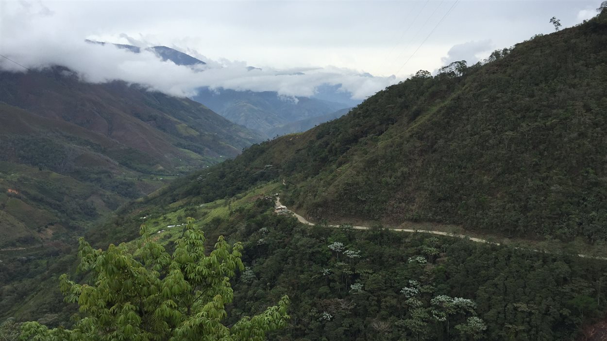 Les montagnes du Cauca, en Colombie