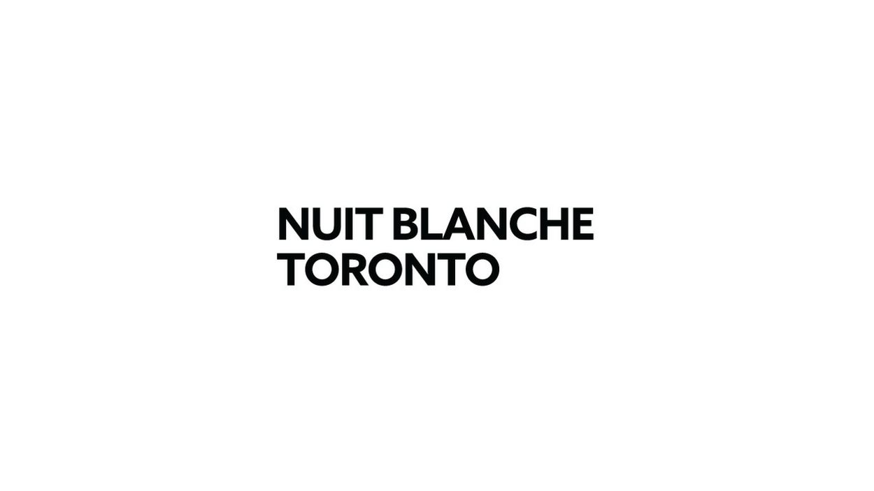 Logo de Nuit Blanche à Toronto du 1er octobre 2016