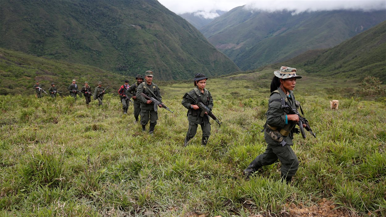 Membres des FARC en Colombie