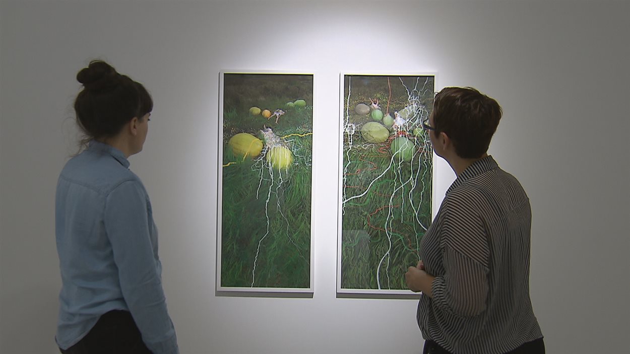 Les oeuvres d'Annie Baillargeon sont exposées à la Galerie 3.