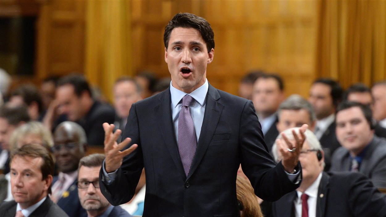 Le premier ministre Justin Trudeau durant la période des questions à la Chambre des communes