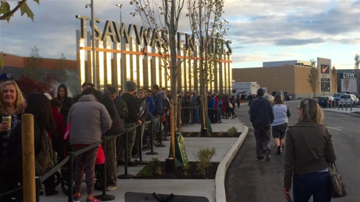 Le nouveau centre commercial de Tsawwassen cause d'importants