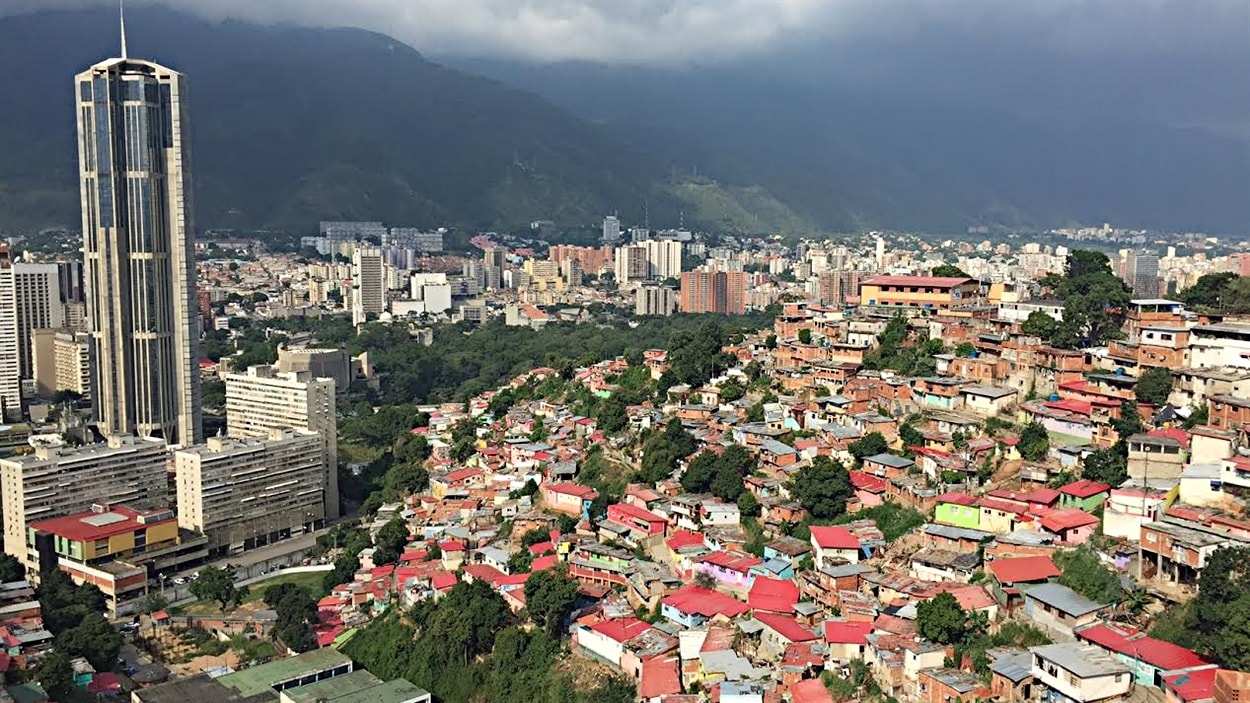 Une vue du centre-ville de Caracas