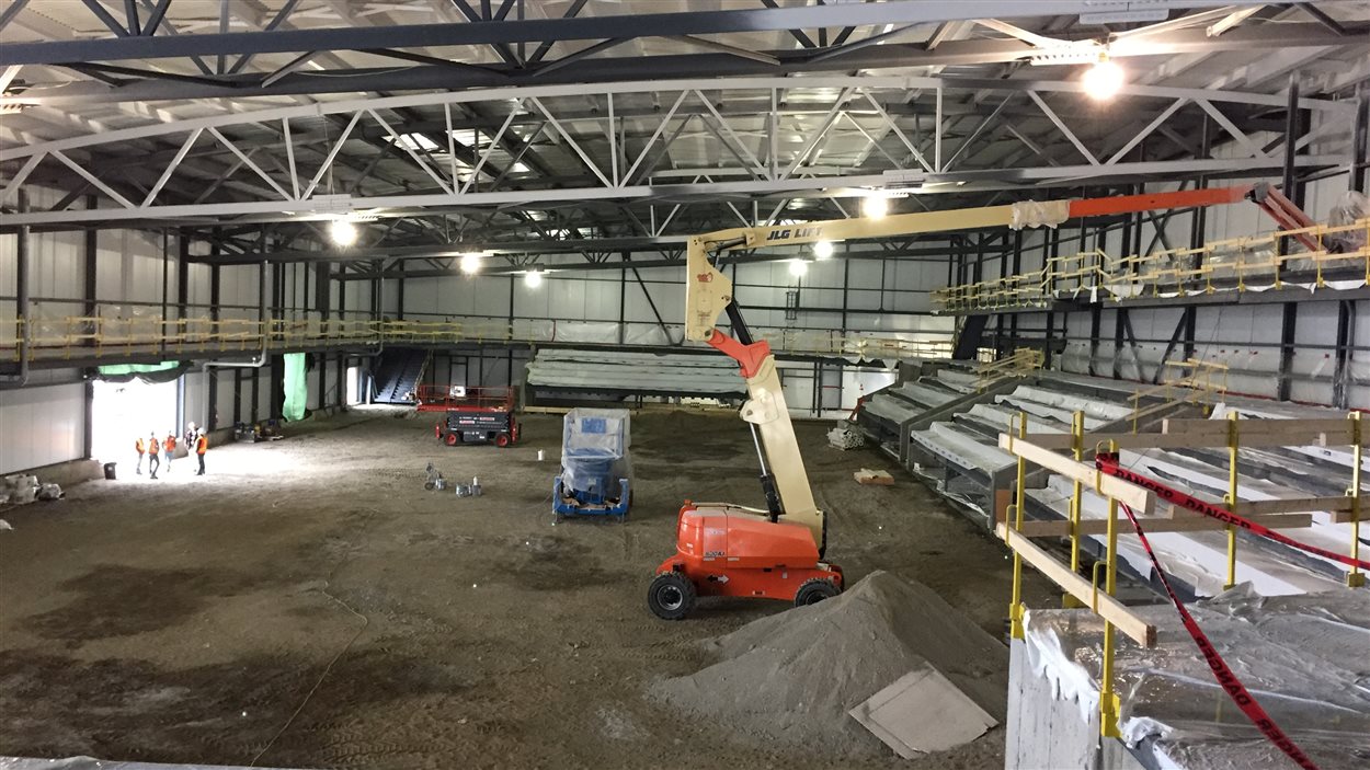 Avancement des travaux au complexe sportif d'Amos