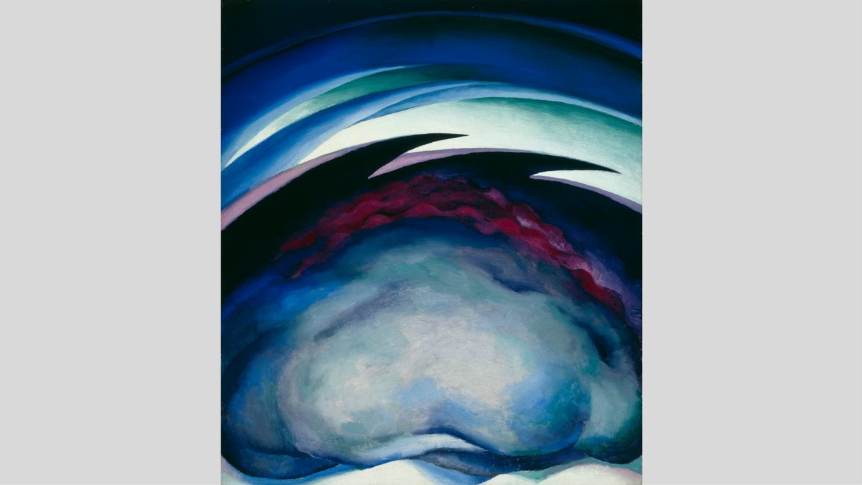 Photo du tableau de Georgia O’Keeffe : Series I from the Plains