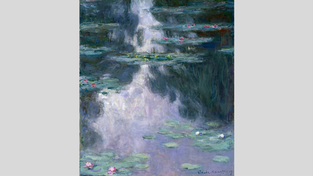 Photo du tableau Les nymphéas de Claude Monet