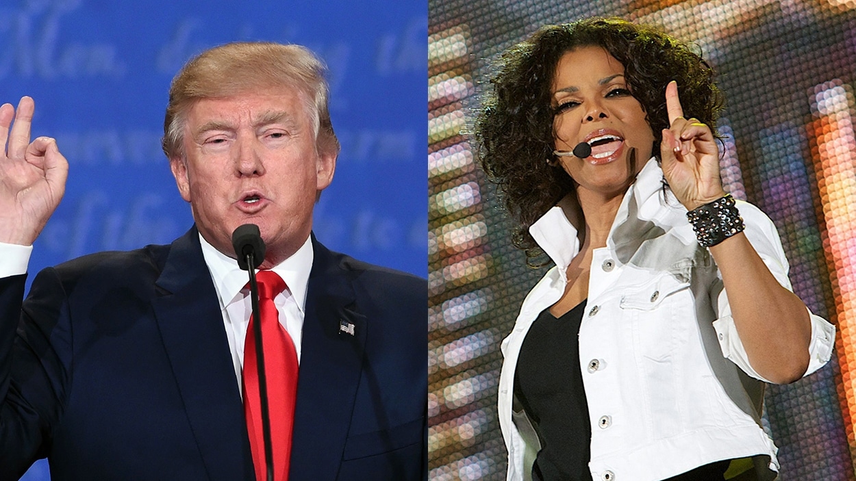 Un commentaire de Donald Trump relance un vieux succès de Janet Jackson ...