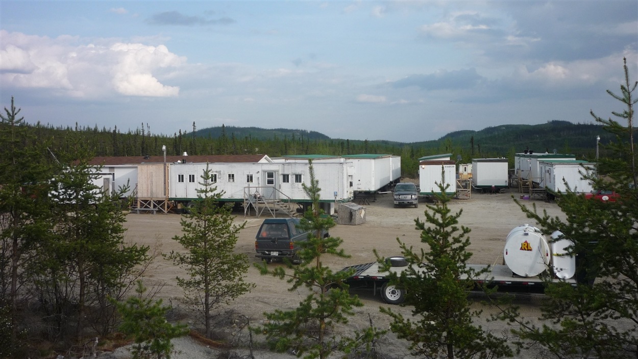 Site forestier de l'entreprise Tramfor, au Saguenay