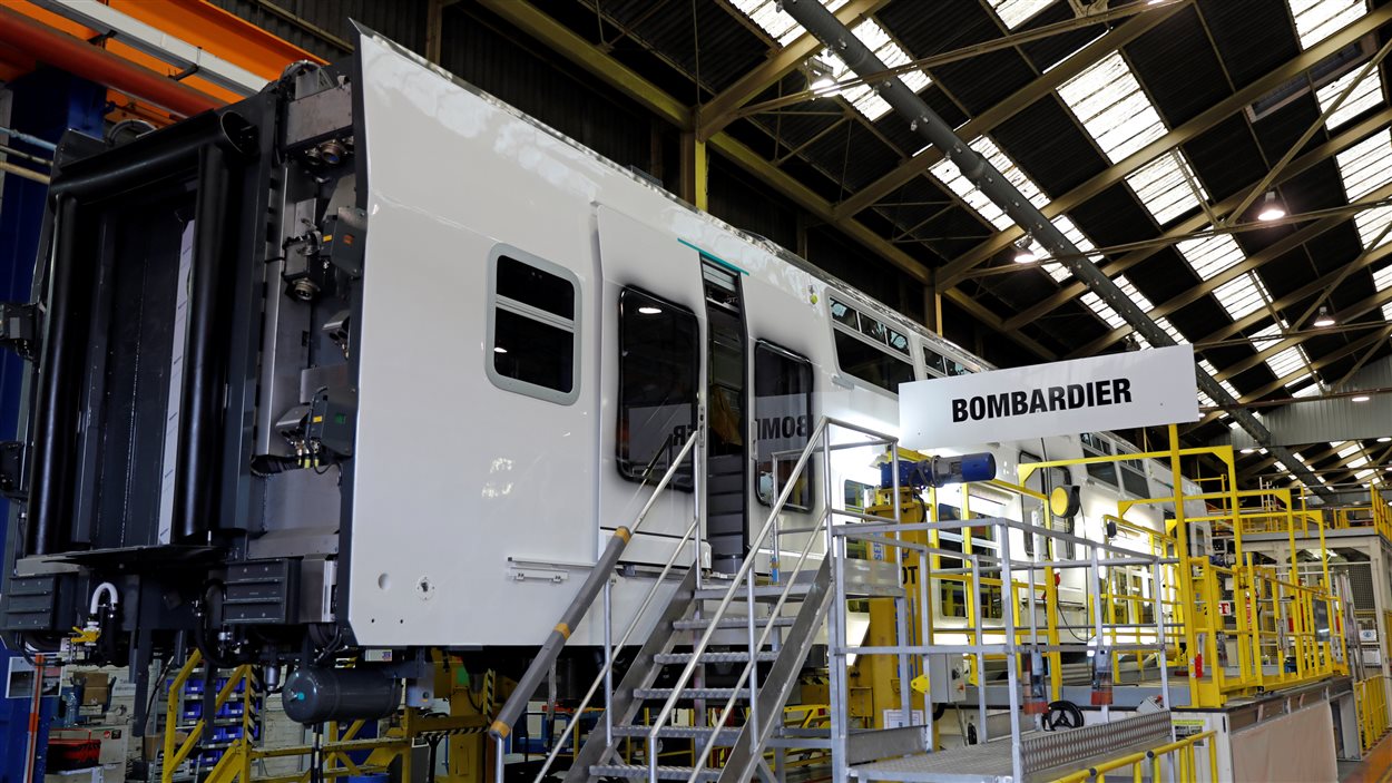 Une usine de Bombardier à Crespin, dans le nord de la France, où est fabriqué un train régional.