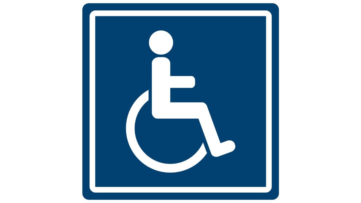 Accessible aux fauteuils roulants, handicapé, handicapé, signe